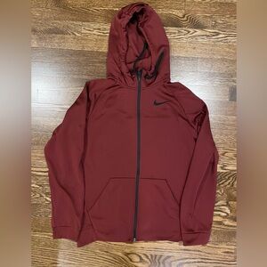 Nike dry fit full zip hoodie. Size Medium
